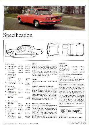 Triumph 2500 PI UK  (Rückseite)